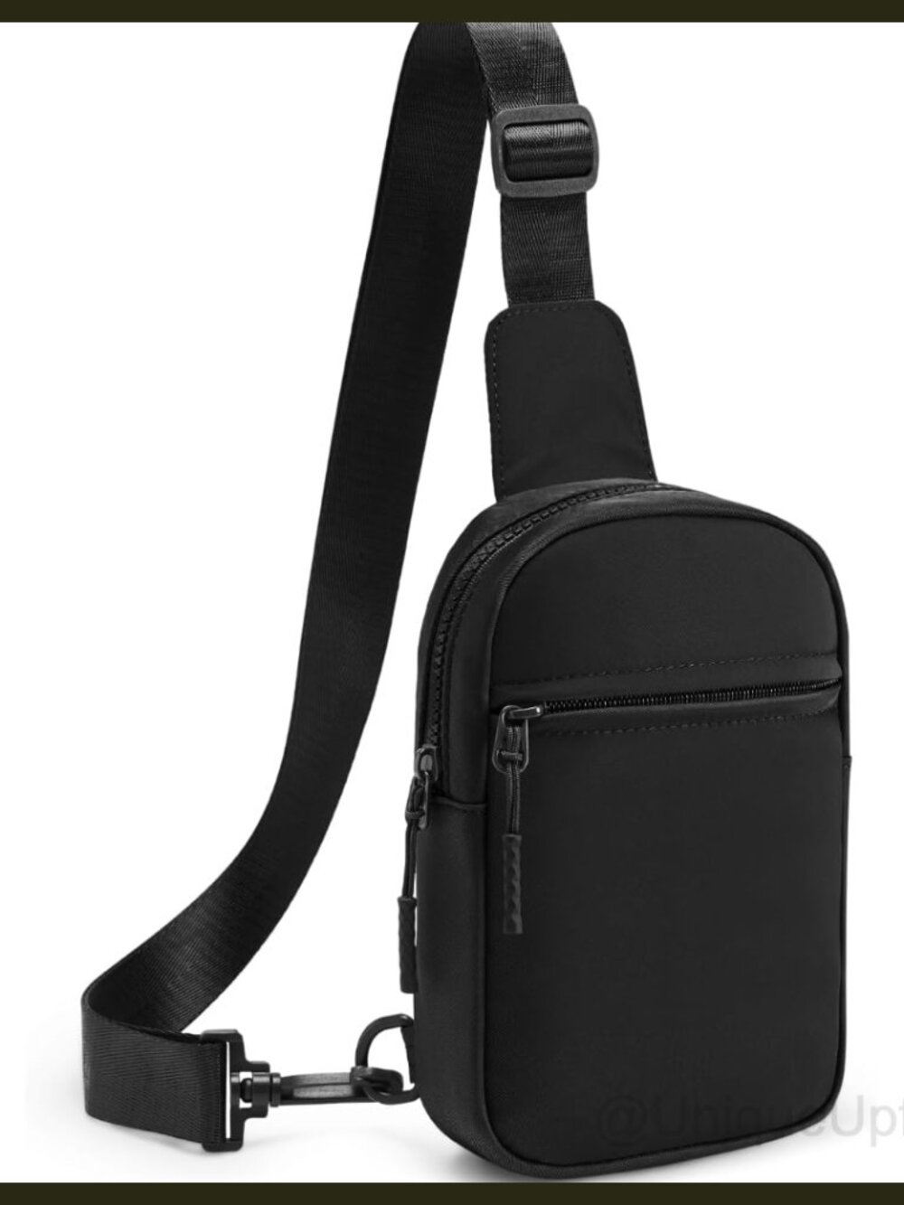 Small Sling Bag Crossbody Fanny Pack Chest Bag Adjustable Strap Nylon
